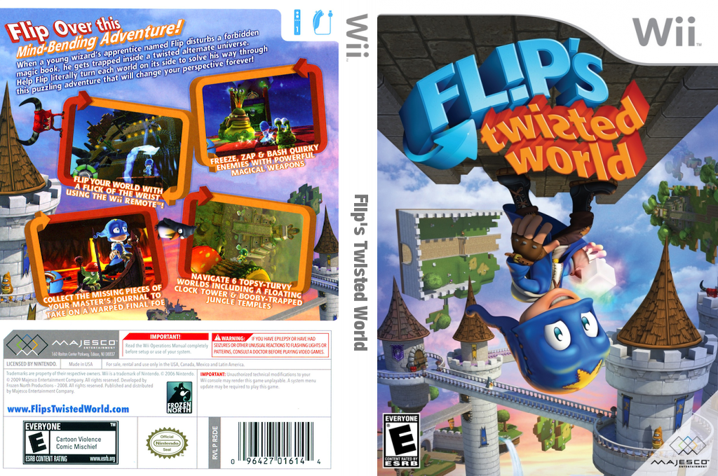 Flip's Twisted World — box-texture (US)