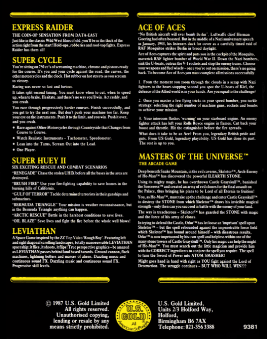The Gold Collection III — box-2D-back (EU)