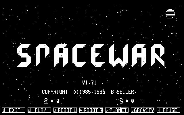 Spacewar box art