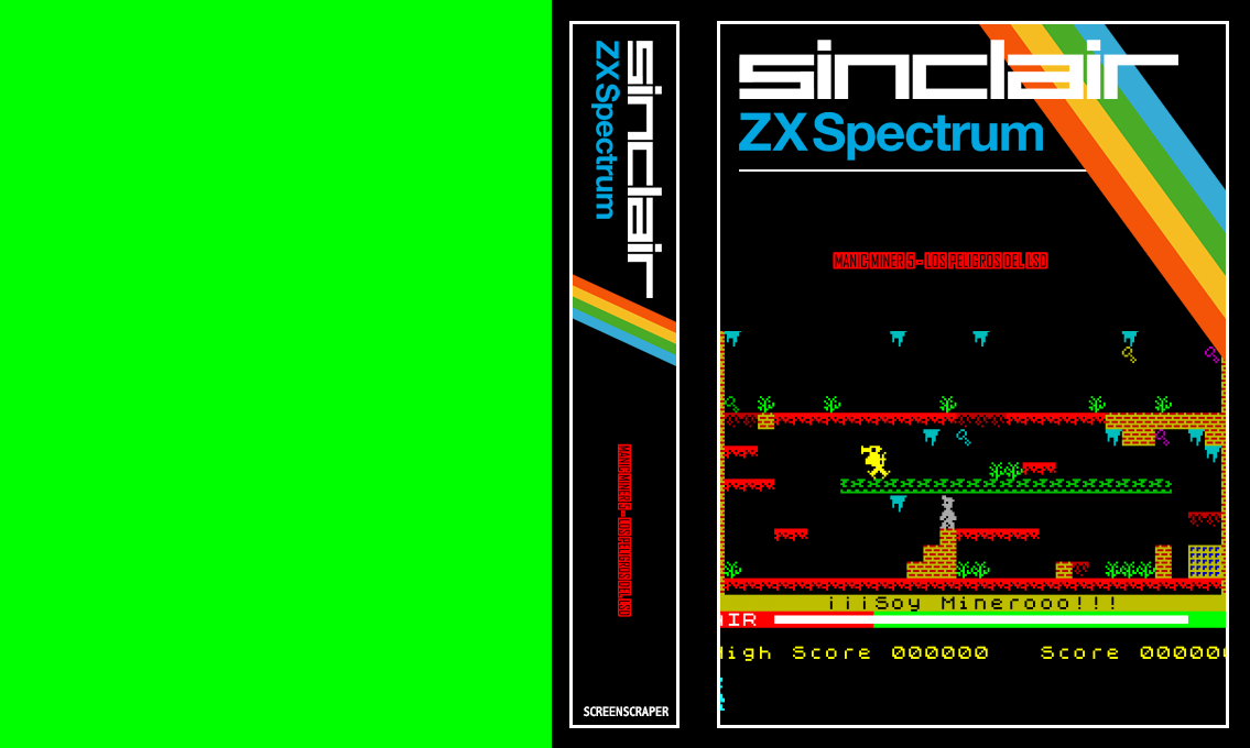 Manic Miner 5 - Los Peligros Del Lsd — box-texture (SS)