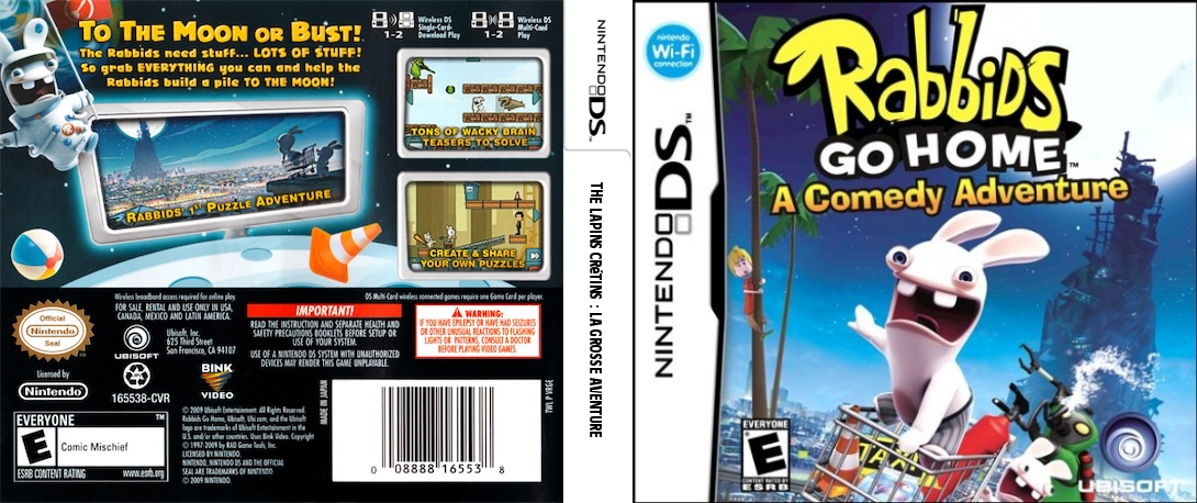 Rabbids Go Home - A Comedy Adventure — box-texture (US)