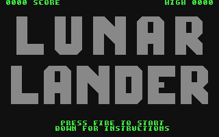Lunar Lander — sstitle (WOR)