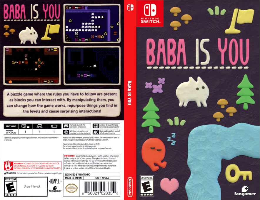 Baba Is You — box-texture (US)