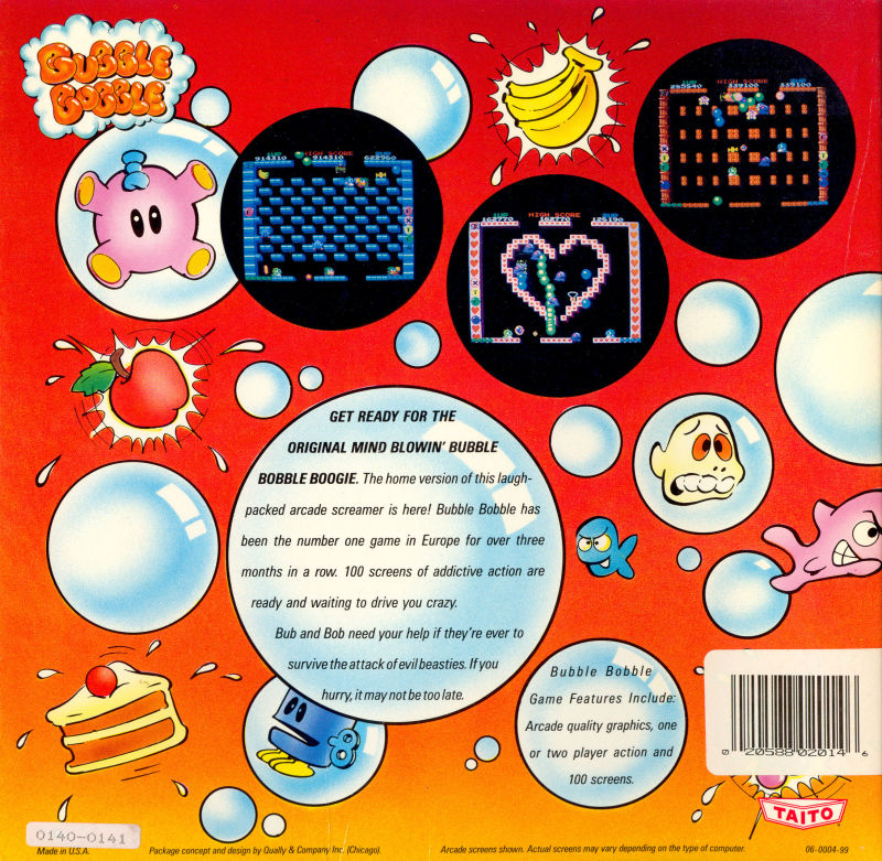 Bubble Bobble — box-2D-back (CUS)