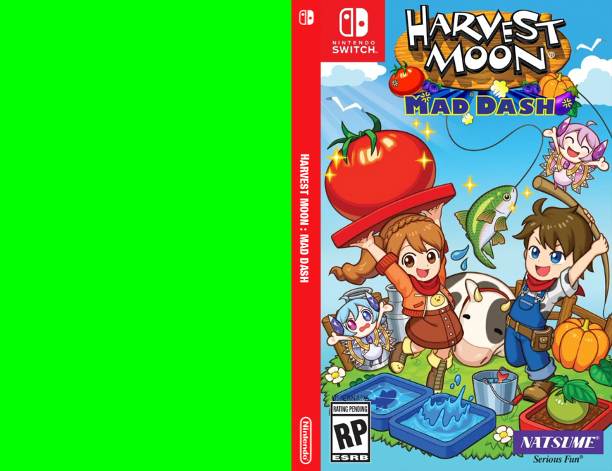 Harvest Moon - Mad Dash — box-texture (US)