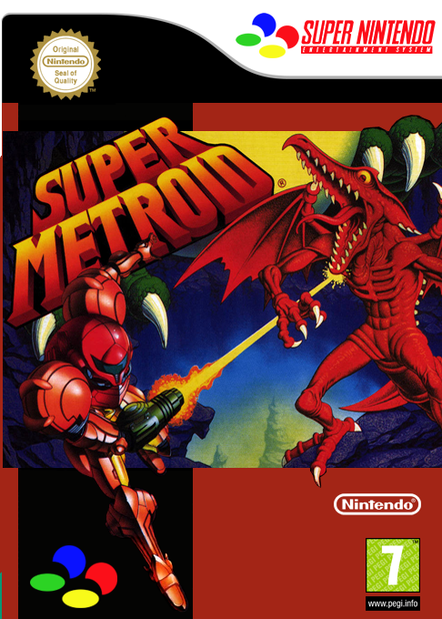 Super Metroid — box-2D (EU)