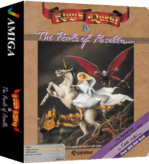 King's Quest IV - The Perils of Rosella — box-3D (WOR)