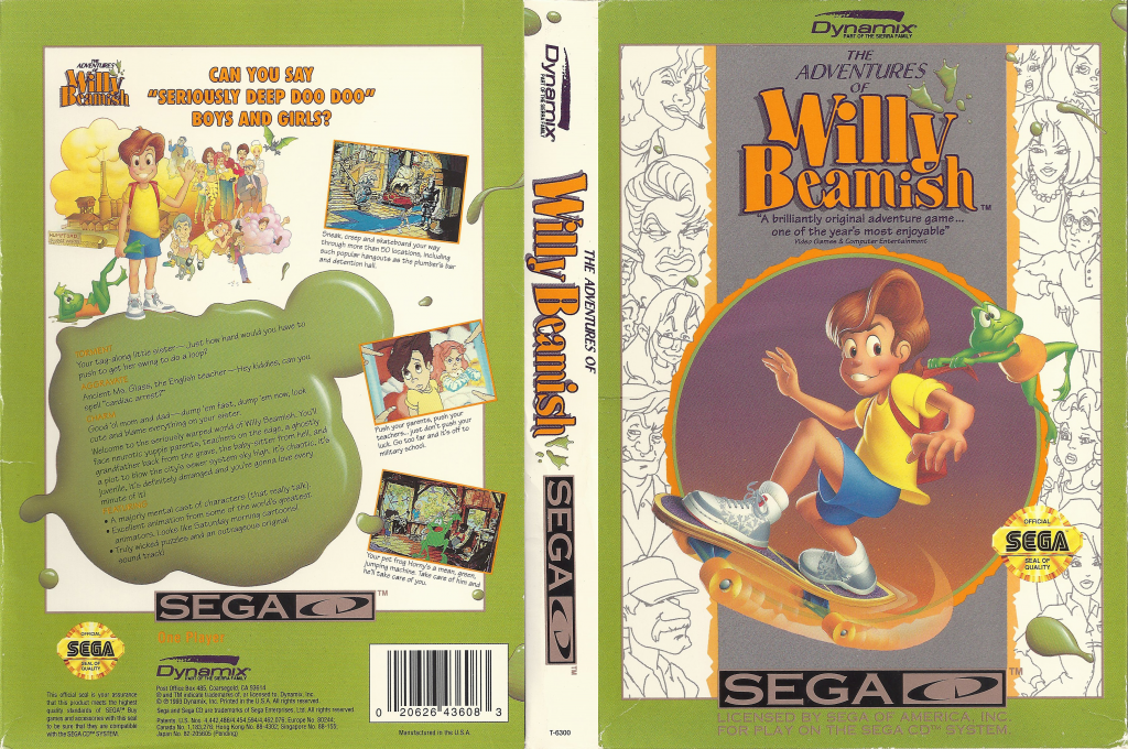 Adventures of Willy Beamish, The — box-texture (US)