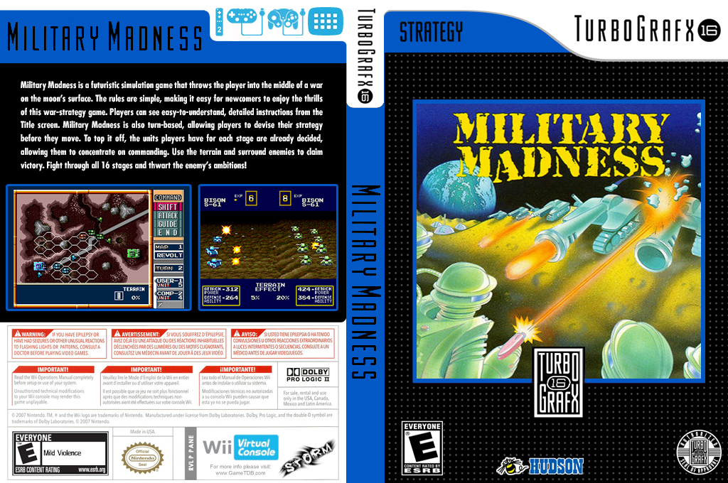 Military Madness — box-texture (US)