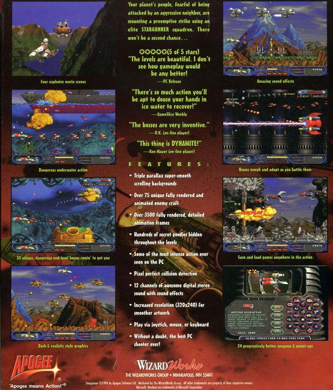Stargunner — box-2D-back (US)