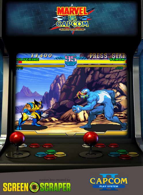 Marvel vs. Capcom : Clash of Super Heroes — box-2D (SS)