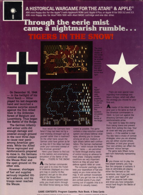 Battle Of The Bulge, The - Tigers In The Snow — box-2D-back (US)