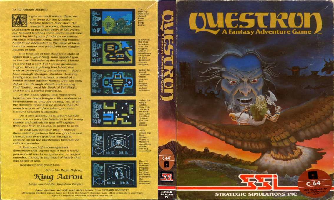 Questron — box-texture (US)