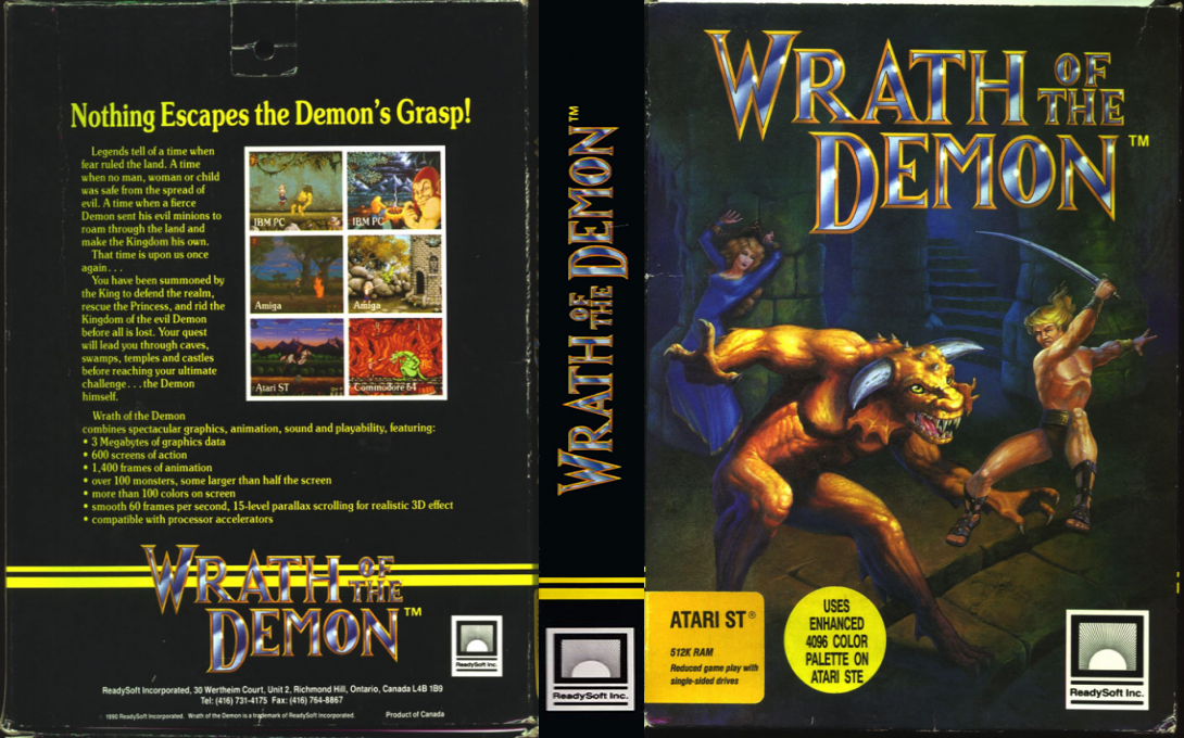 Wrath Of The Demon — box-texture (US)