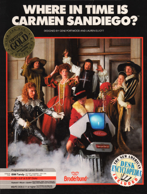 Where in Time Is Carmen Sandiego? box art