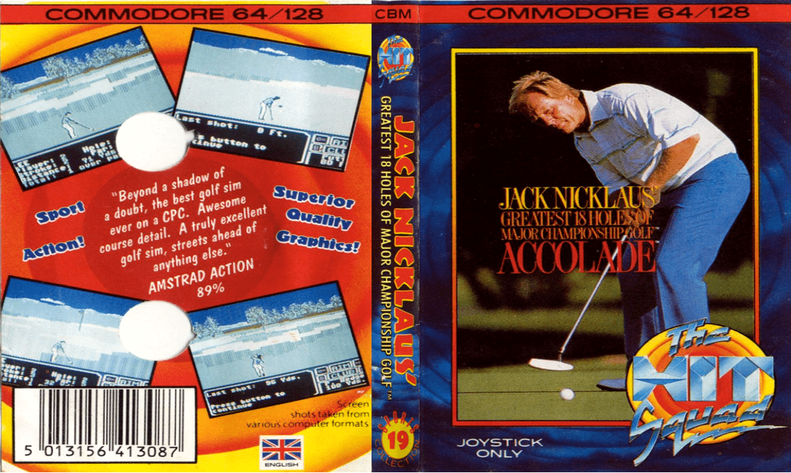 Jack Nicklaus' Greatest 18 Holes Of Major Championship Golf — box-texture (EU)