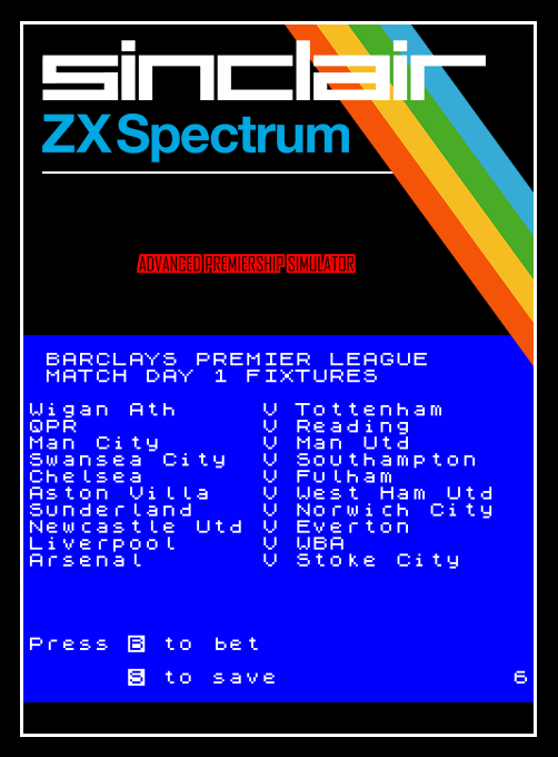 Advanced Premiership Simulator box art