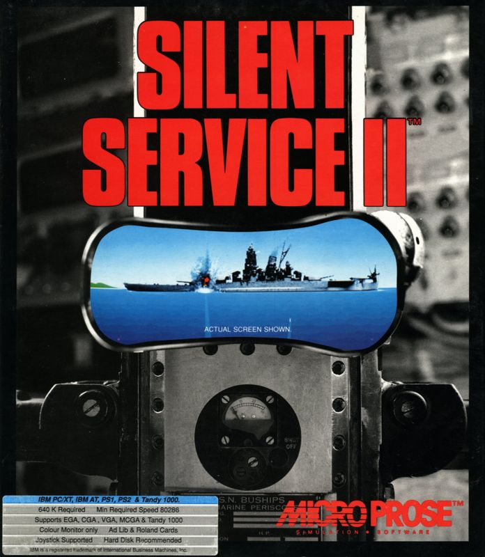 Silent Service 2 — box-2D (EU)