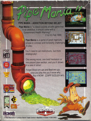 Pipe Mania — box-2D-back (EU)