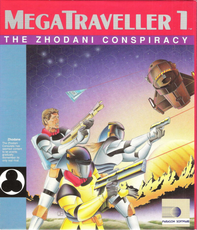 Megatraveller 1 - The Zhodani Conspiracy box art