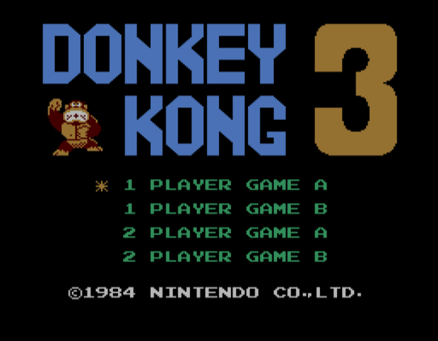 Donkey Kong 3 — sstitle (US)