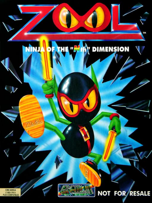 Zool - Ninja of the 'Nth' Dimension box art