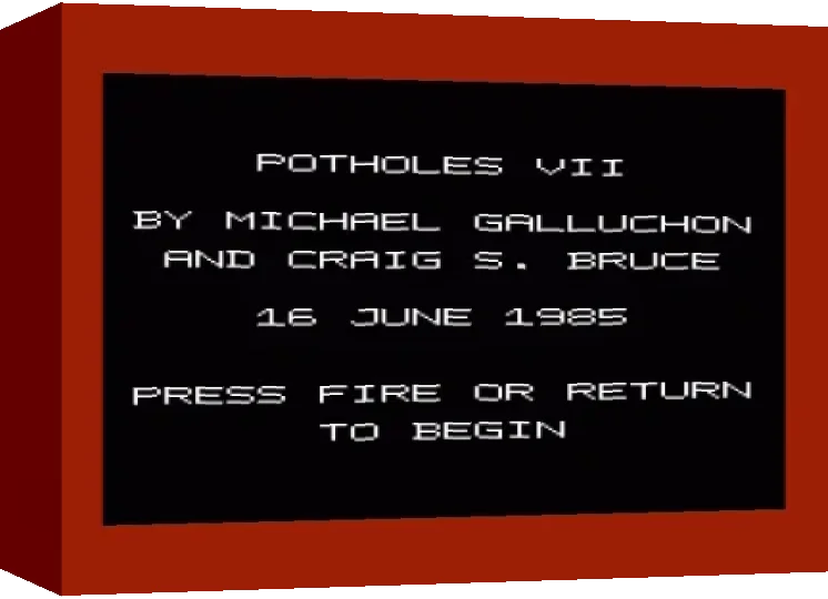 Potholes V I I — box-3D (WOR)