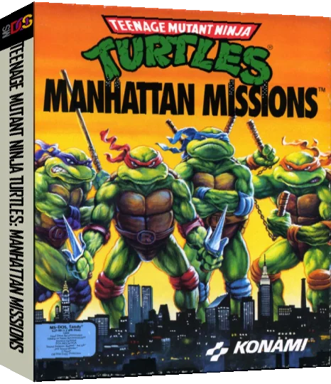 Teenage Mutant Ninja Turtles - Manhattan Missions — box-3D (US)