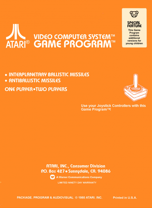Missile Command — box-2D-back (US)