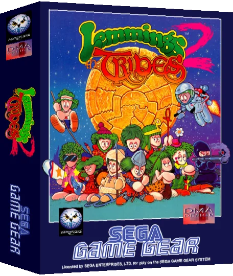 Lemmings 2 - The Tribes — box-3D (WOR)