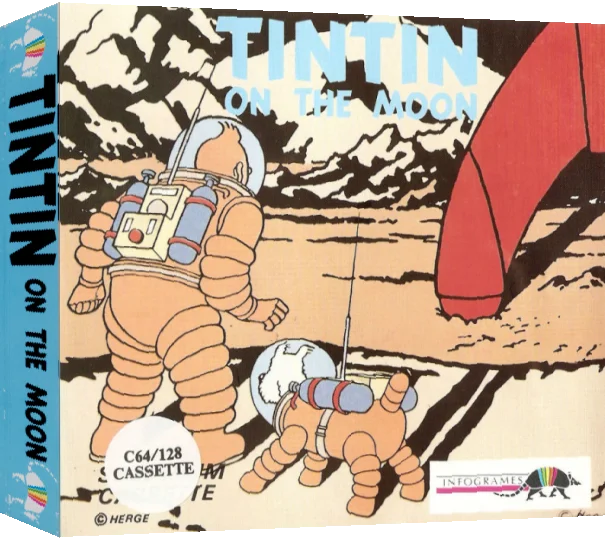 Tintin on the Moon — box-3D (EU)