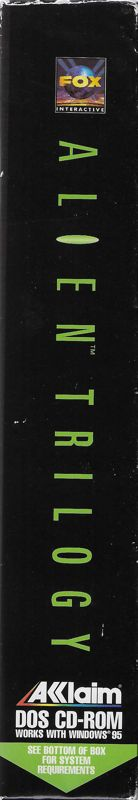 Alien Trilogy — box-2D-side (EU)