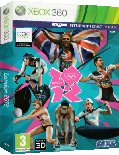 London 2012 - The Official Game of the Olympic Games — box-3D (UK)
