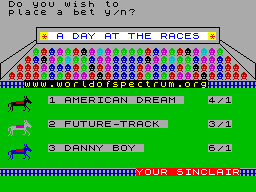 A Day at the Races — ss (WOR)