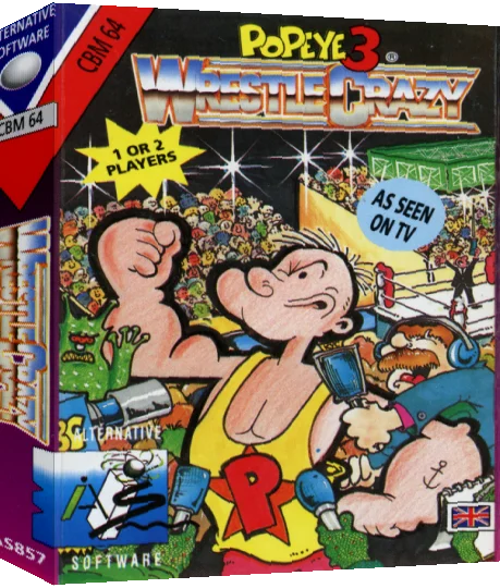 Popeye 3 - Wrestle Crazy — box-3D (EU)