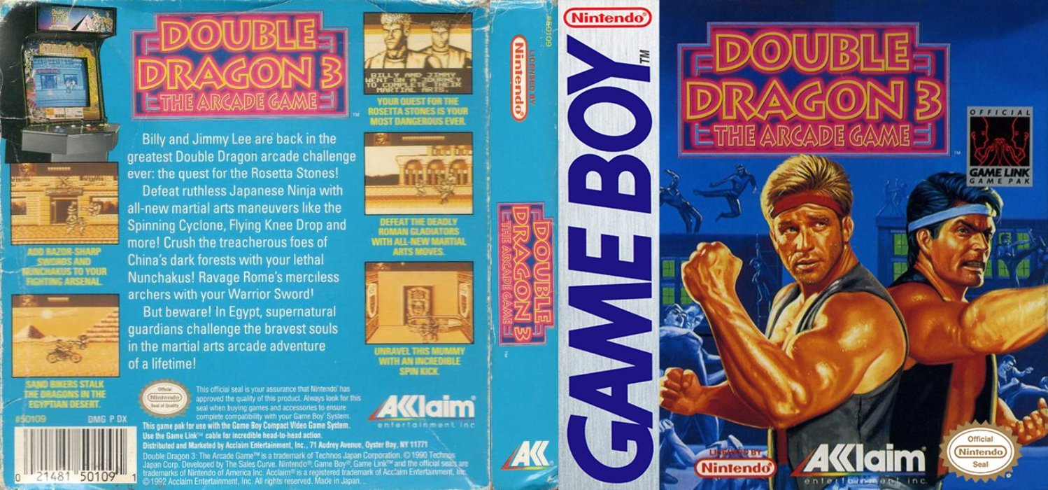 Double Dragon 3 : The Arcade Game — box-texture (US)