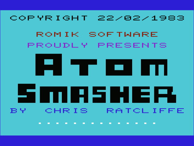 Atom Smasher — sstitle (WOR)