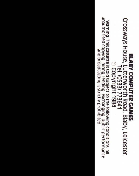 Caverns of Chaos — box-2D-back (WOR)
