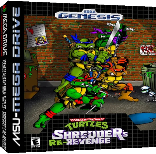Teenage Mutant Ninja Turtles : Shredder's Re-Revenge — box-3D (WOR)