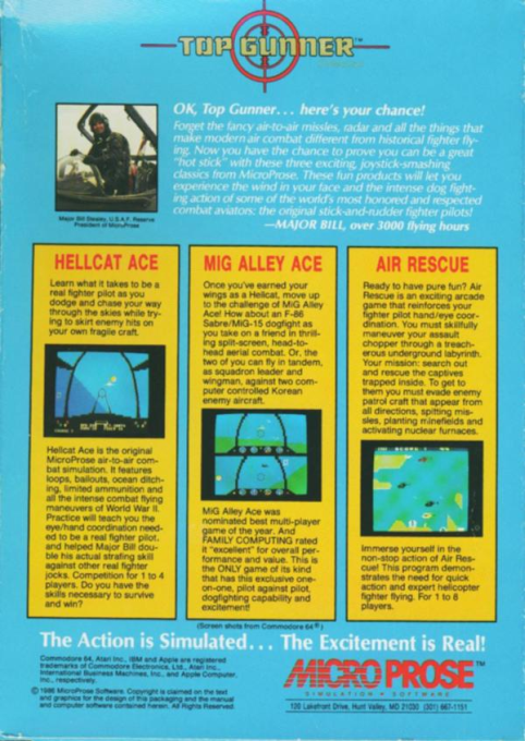 Top Gunner Collection — box-2D-back (US)