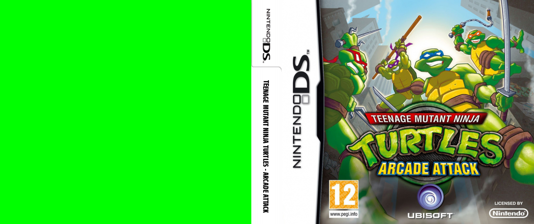 Teenage Mutant Ninja Turtles - Arcade Attack — box-texture (EU)