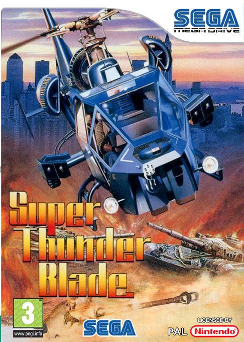 Super Thunder Blade — box-2D (EU)
