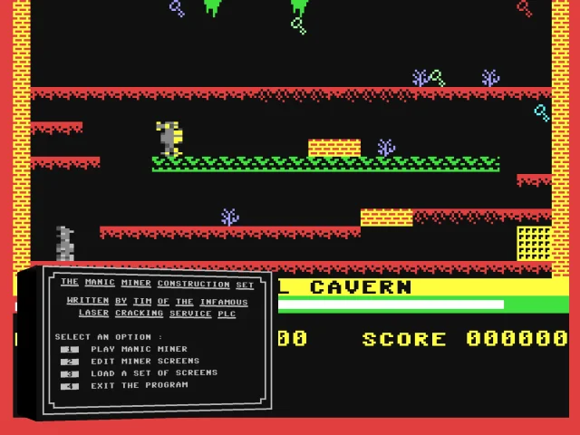 Manic Miner Construction Set — mixrbv2 (WOR)