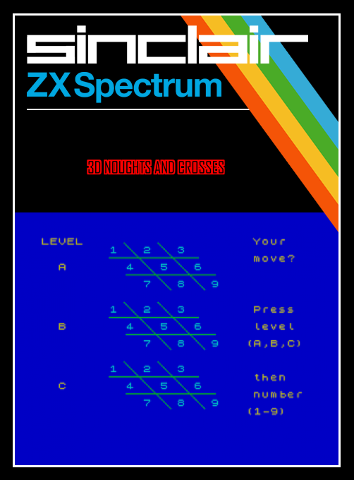 3D Noughts and Crosses box art