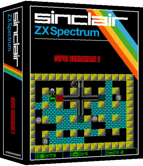 Super Bomberman 2 — box-3D (SS)