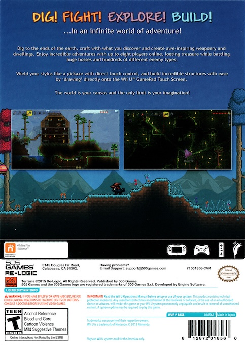 Terraria — box-2D-back (US)