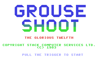 Grouse Shoot : The Glorious Twelfth — sstitle (WOR)