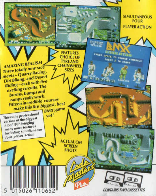 Professional BMX Simulator — box-2D-back (EU)