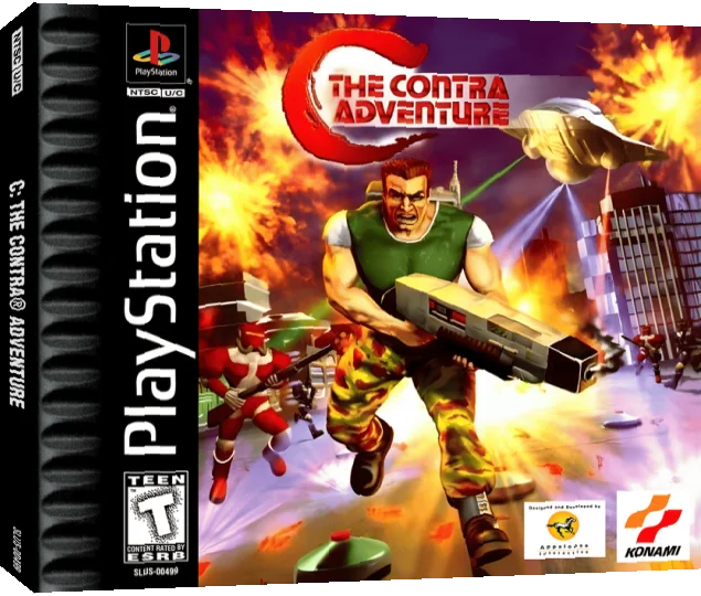 C - The Contra Adventure — box-3D (US)
