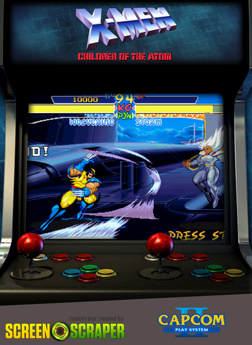 X-Men : Children of the Atom — box-2D (SS)